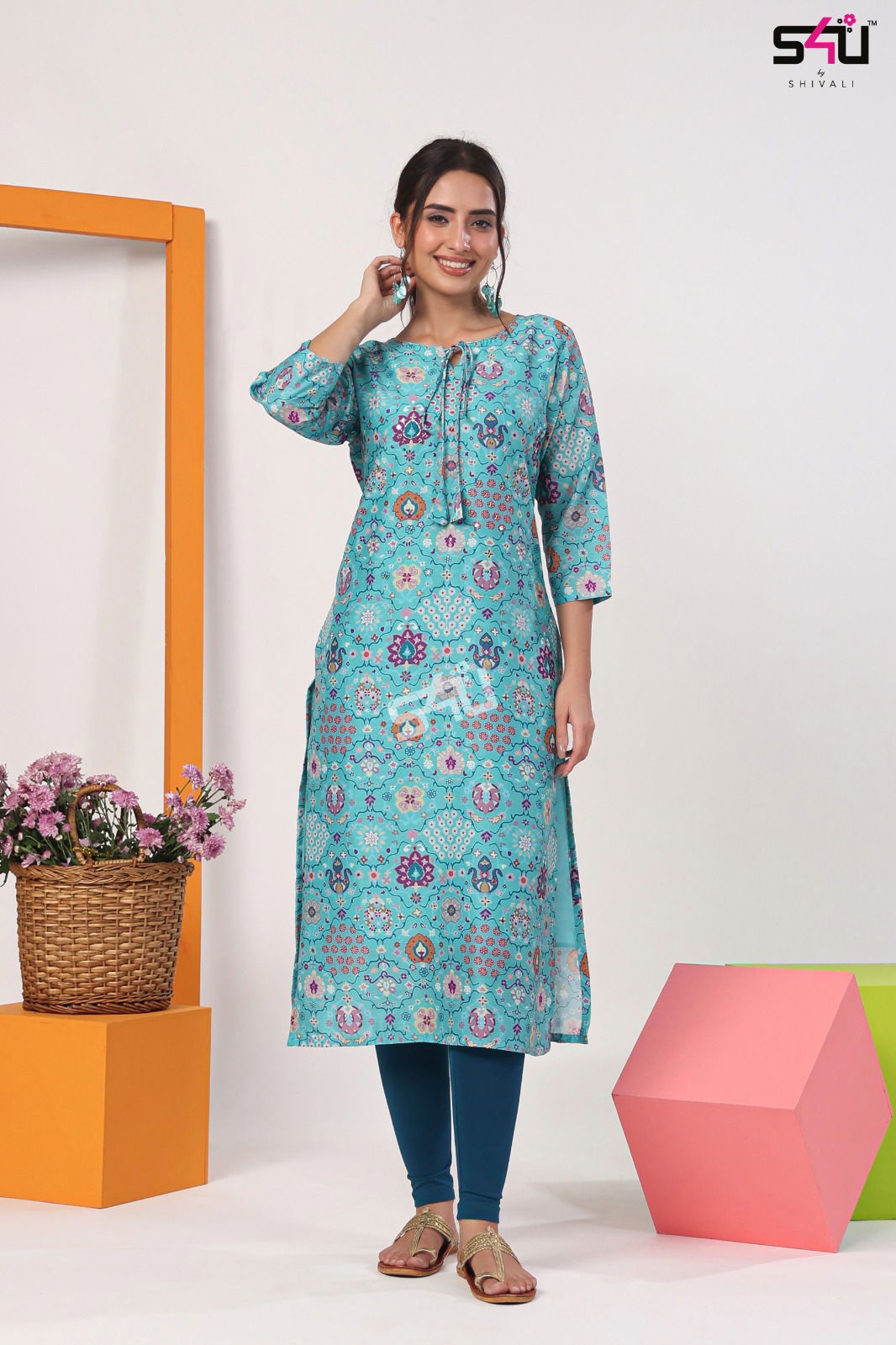 Gold Vol 5 By S4U Printed Kurtis Catalog
